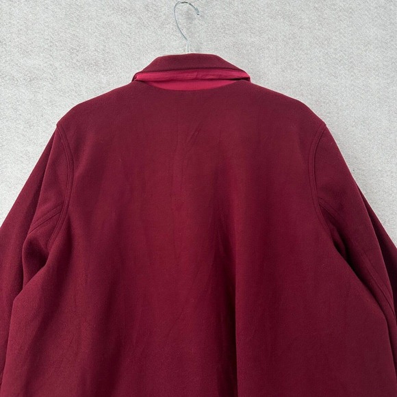 NEW LOGO by Lori Goldstein Peacoat 2X‎ Legacy Double Knit Coat Wineberry Jacket - Picture 6 of 13